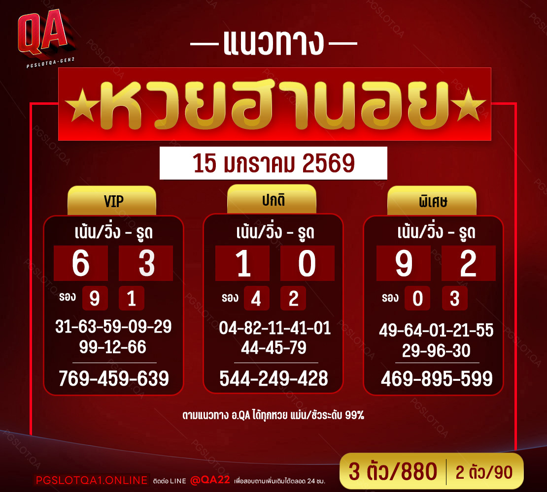 แนวทางหวย ฮานอย_QA_ 15-1 1110